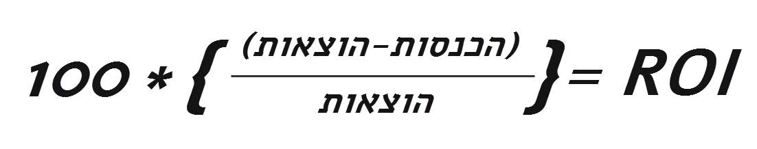 חישוב ההחזר על ההשקעה