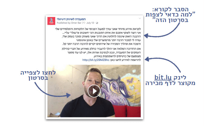 איך לכתוב פוסט אפקטיבי בפייסבוק